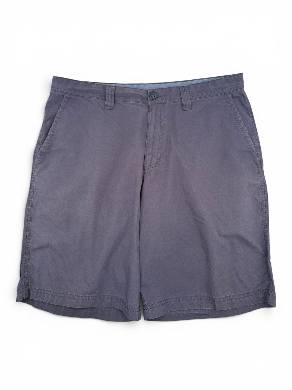 Columbia Men’s Blue Khaki Faded Casual‎ Chino Shorts Size 34